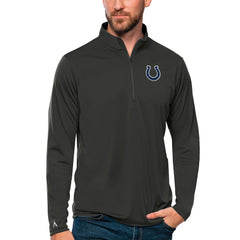 Antigua Tribute Quarter-Zip Lightweight Pullover Top - Indianapolis Colts