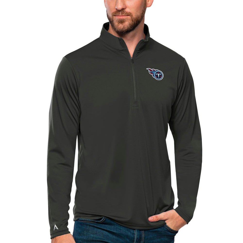 Antigua Tribute Quarter-Zip Lightweight Pullover Top - Tennessee Titans