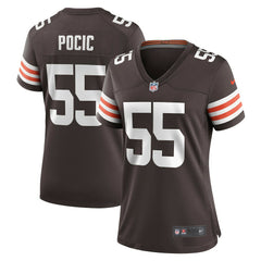 Ethan Pocic  Women's Game Jersey - Cleveland Browns