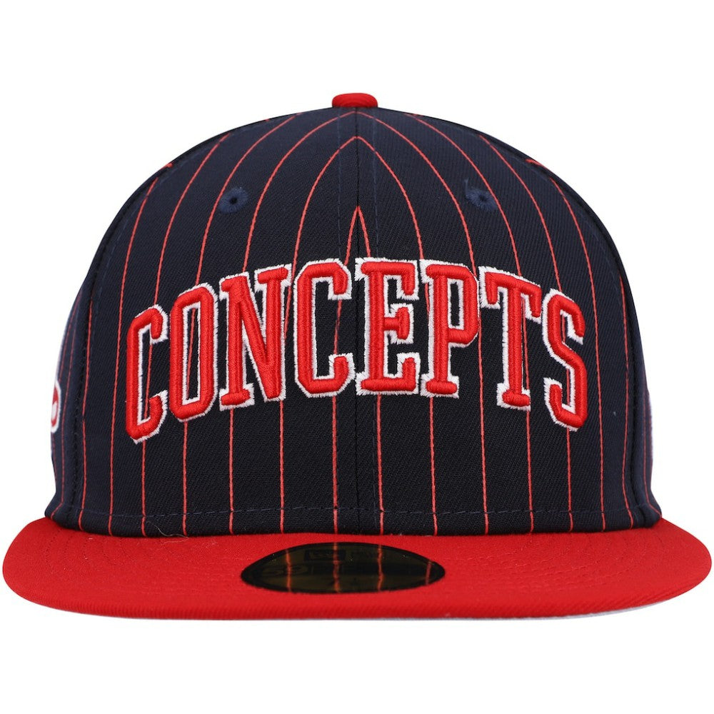 MLB Boston Red Sox New Era Concepts Pinstripe 59FIFTY Fitted Hat