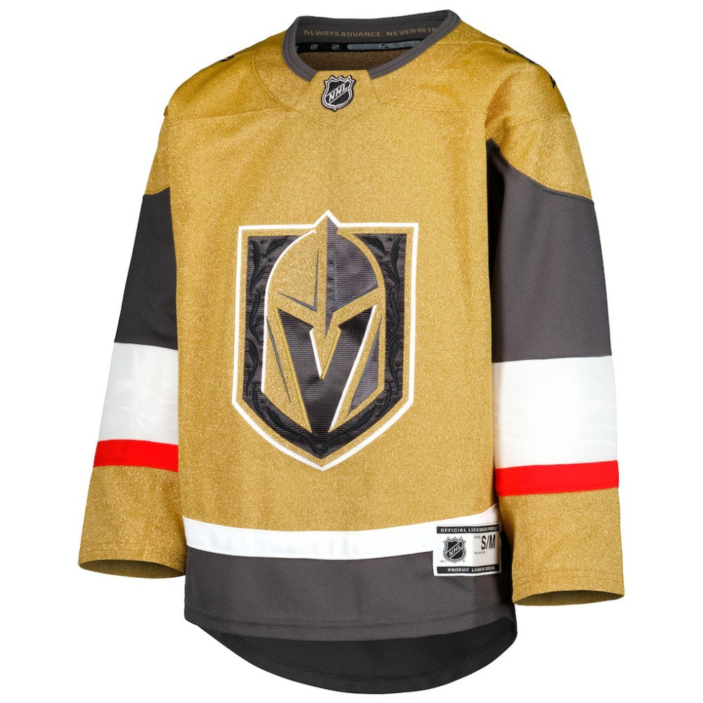 NHL Gold Vegas Golden Knights Youth 2021/22 Home Premier Jersey