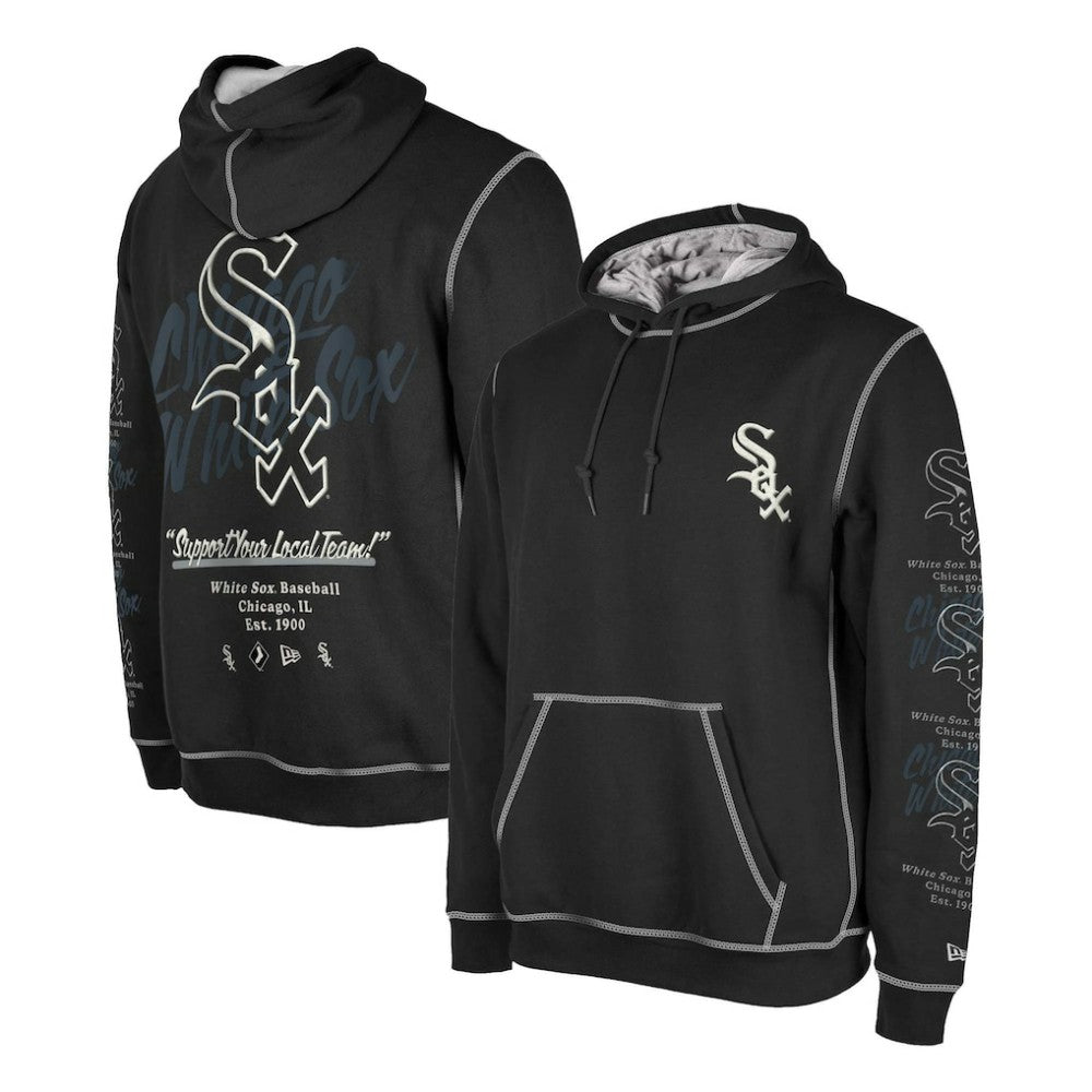 MLB Chicago White Sox New Era Team Split Pullover Hoodie