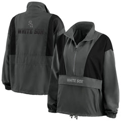 MLB Chicago White Sox WEAR by Erin Andrews Women's Packable Half-Zip Jacket