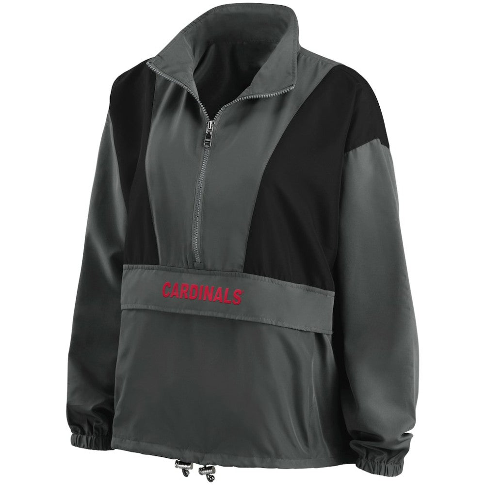 MLB St. Louis Cardinals WEAR by Erin Andrews Women's Packable Half-Zip Jacket