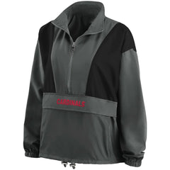 MLB St. Louis Cardinals WEAR by Erin Andrews Women's Packable Half-Zip Jacket