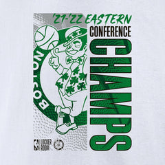 NBA Boston Celtics Women's 2022 Eastern Conference Champions Locker Room V-Neck T-Shirt