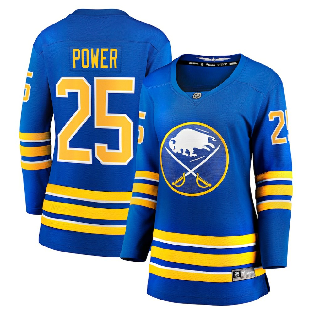 NHL Royal Owen Power Buffalo Sabres Fanatics Women's Home Breakaway Player Jersey