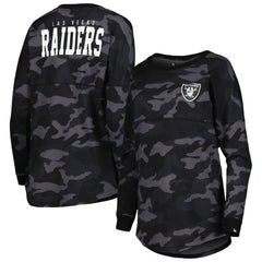 Women's Camo Long Sleeve T-Shirt - Las Vegas Raiders
