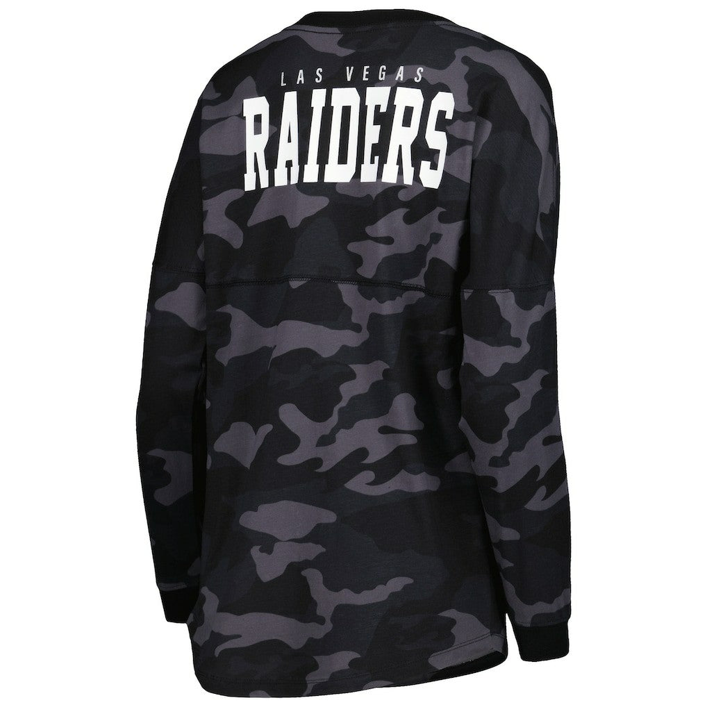 Women's Camo Long Sleeve T-Shirt - Las Vegas Raiders