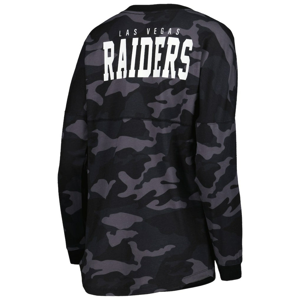 Women's Camo Long Sleeve T-Shirt - Las Vegas Raiders