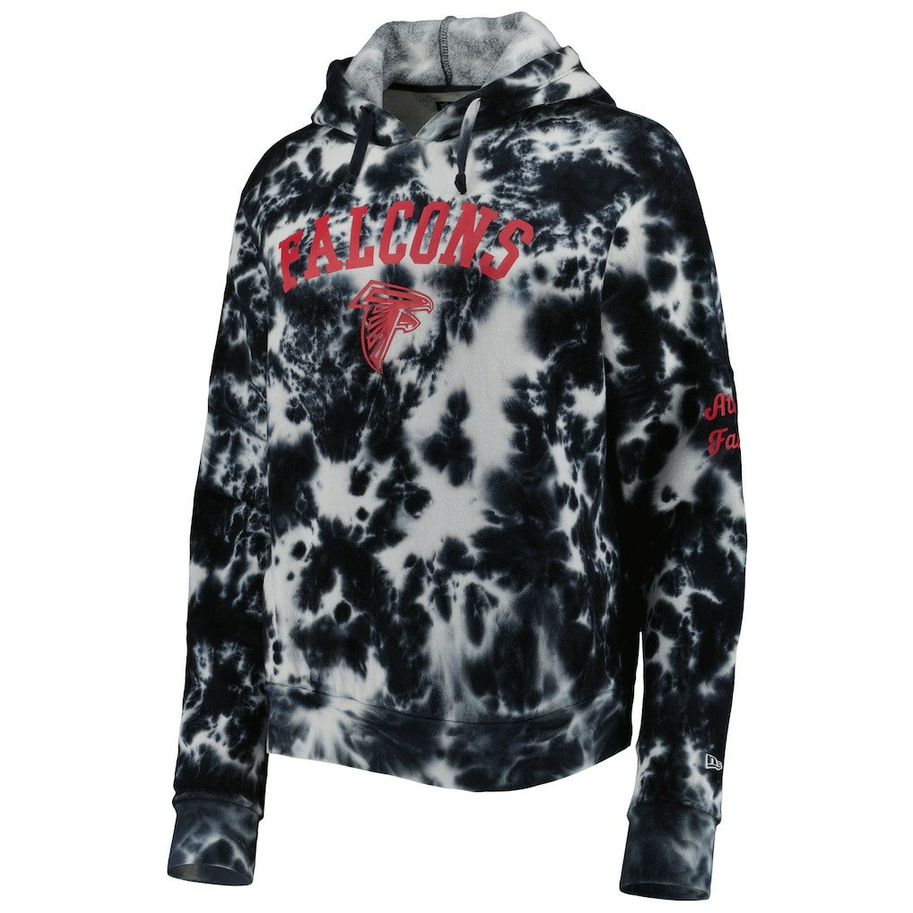 Women's Cloud Dye Fleece Pullover Hoodie - Atlanta Falcons
