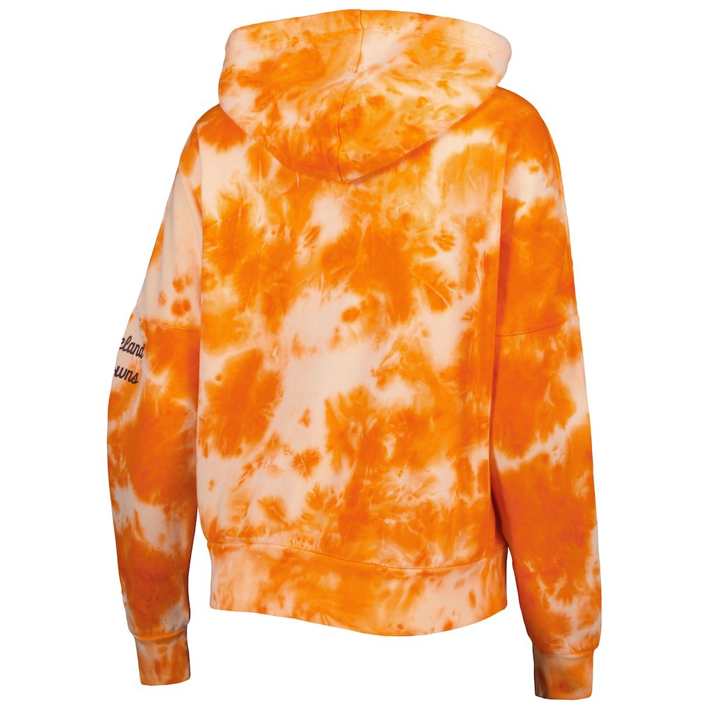 Women's Cloud Dye Fleece Pullover Hoodie - Cleveland Browns