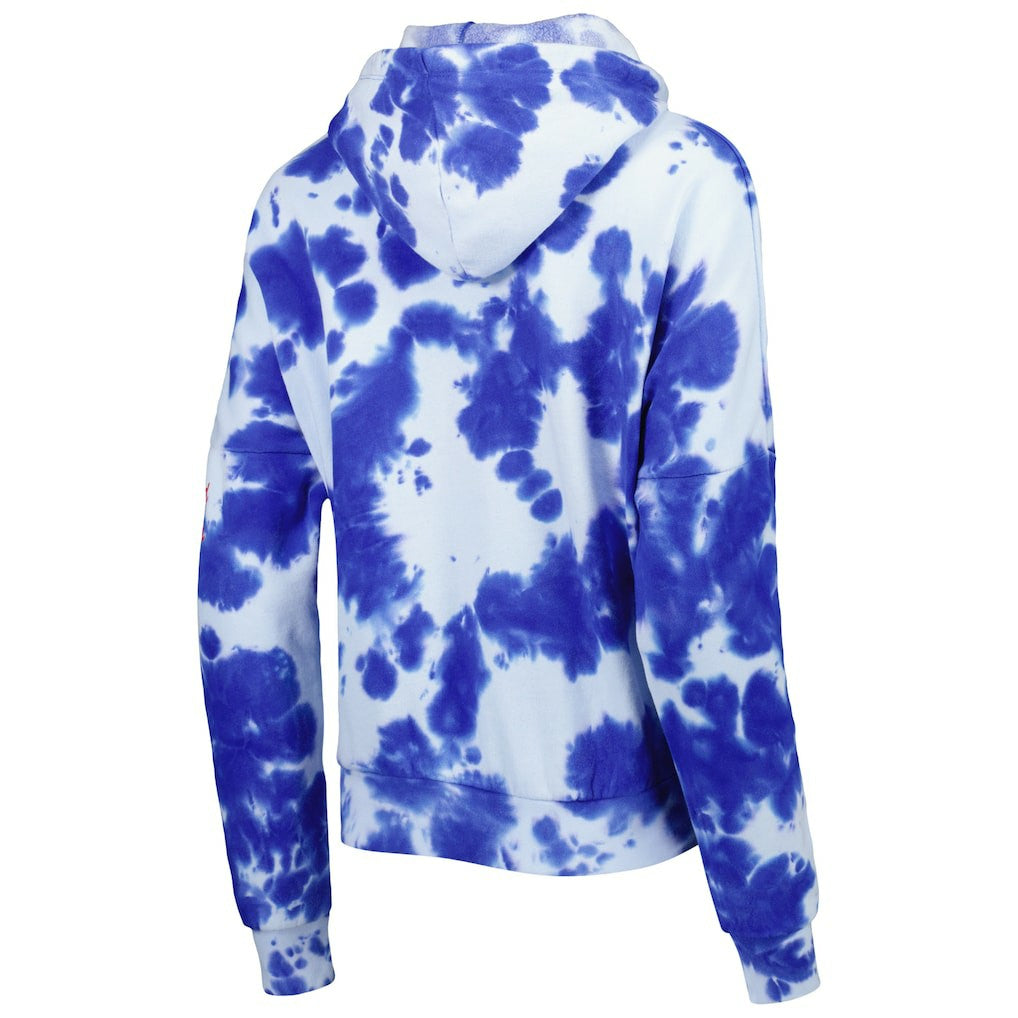 Women's Cloud Dye Fleece Pullover Hoodie - New England Patriots