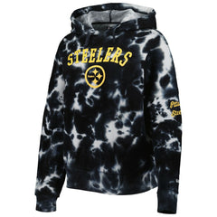 Women's Cloud Dye Fleece Pullover Hoodie - Pittsburgh Steelers