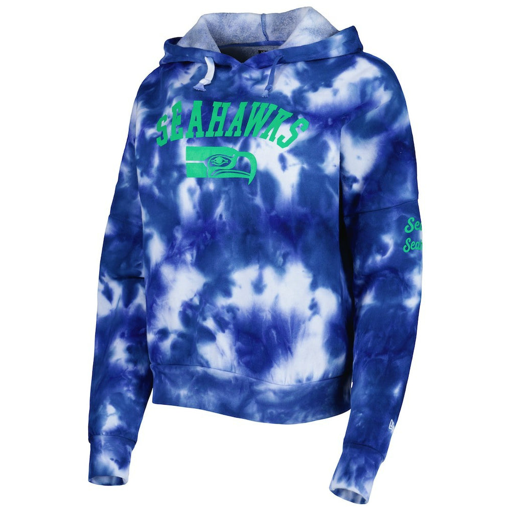 Women's Cloud Dye Fleece Pullover Hoodie - Seattle Seahawks