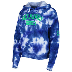 Women's Cloud Dye Fleece Pullover Hoodie - Seattle Seahawks