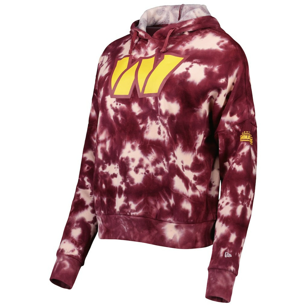 Women's Cloud Dye Fleece Pullover Hoodie - Washington Commanders