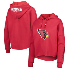 Women's Foil Sleeve Pullover Hoodie - Arizona Cardinals