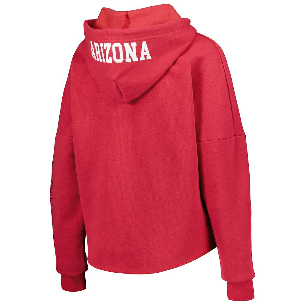 Women's Foil Sleeve Pullover Hoodie - Arizona Cardinals