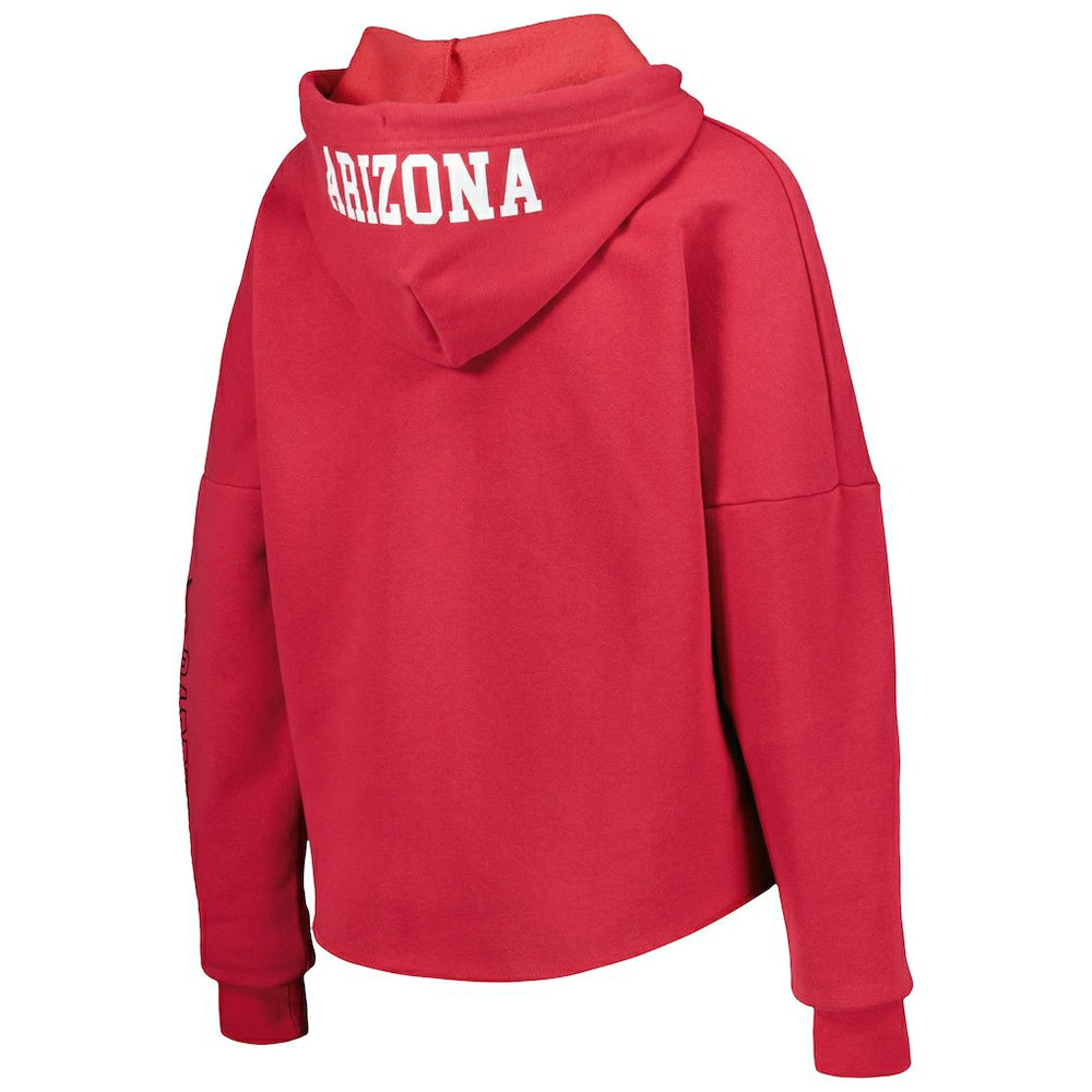 Women's Foil Sleeve Pullover Hoodie - Arizona Cardinals