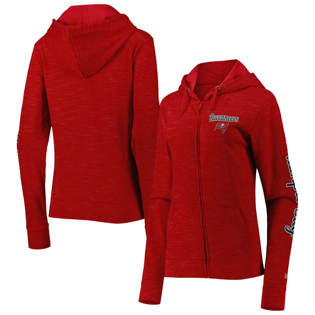 Women's Reverse Space-Dye Full-Zip Hoodie - Tampa Bay Buccaneers
