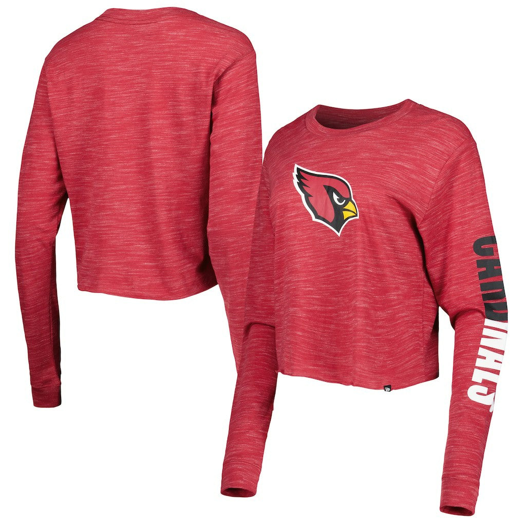 Women's Crop Long Sleeve T-Shirt - Arizona Cardinals