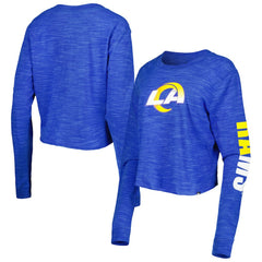 Women's Crop Long Sleeve T-Shirt - Los Angeles Rams