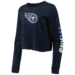 Women's Crop Long Sleeve T-Shirt - Tennessee Titans
