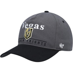 NHL Charcoal/Black Vegas Golden Knights '47 Super Hitch Adjustable Snapback Hat
