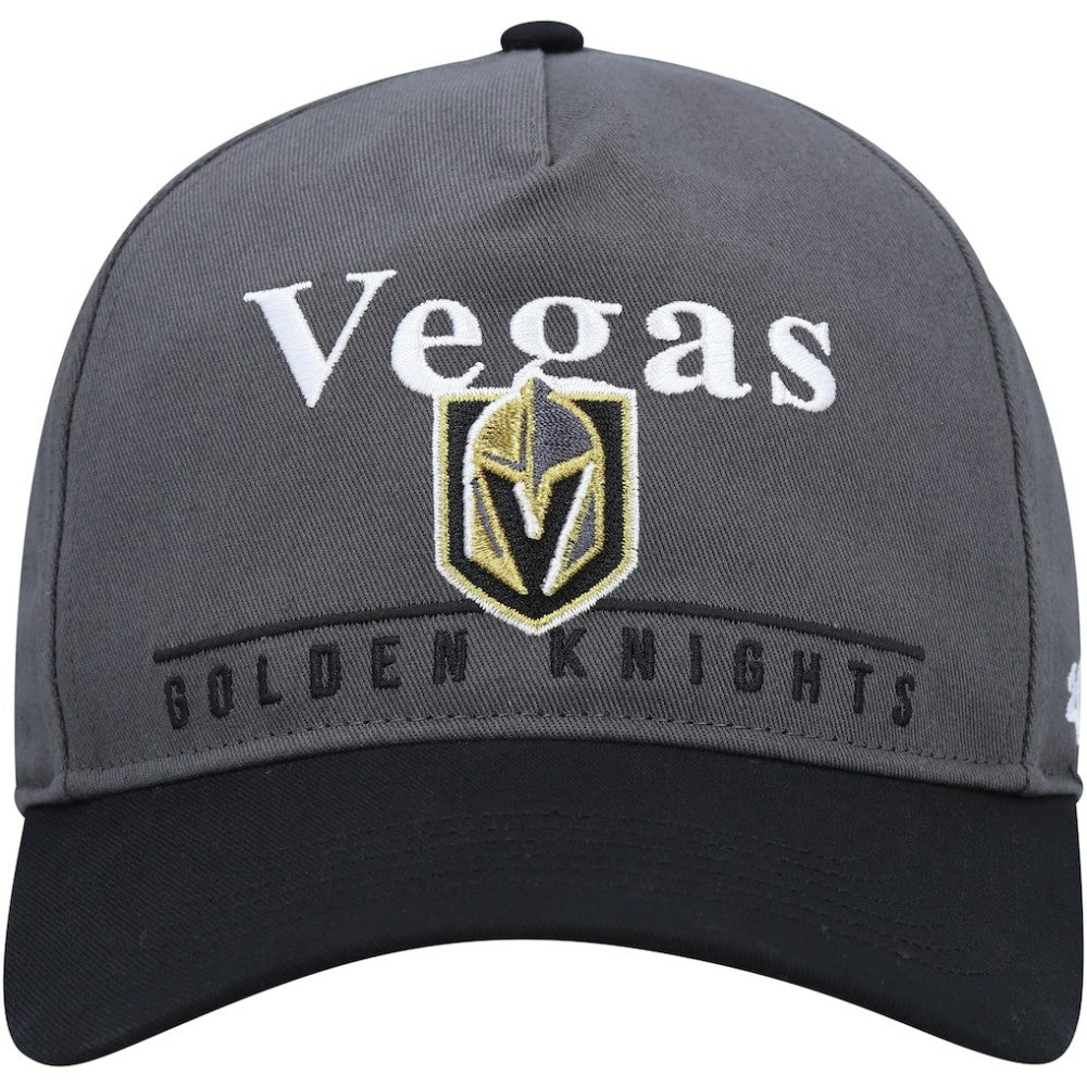 NHL Charcoal/Black Vegas Golden Knights '47 Super Hitch Adjustable Snapback Hat