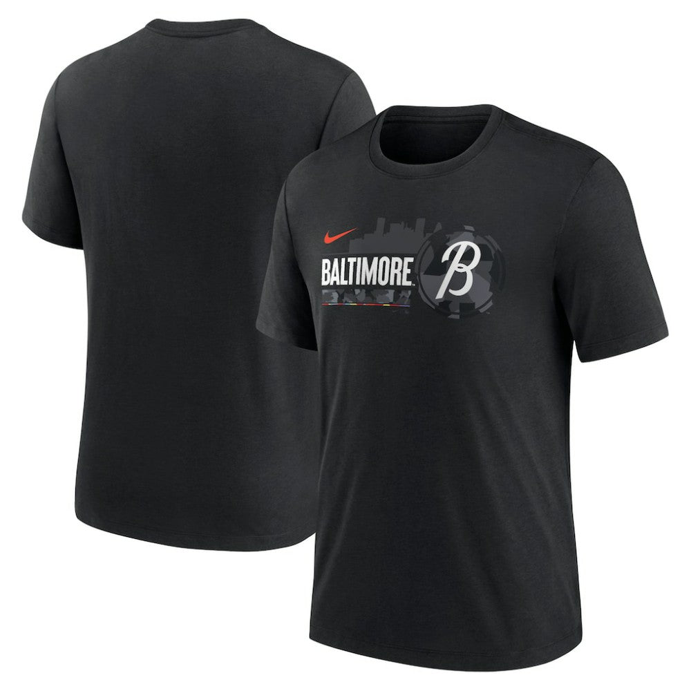 MLB Baltimore Orioles Nike City Connect Tri-Blend T-Shirt