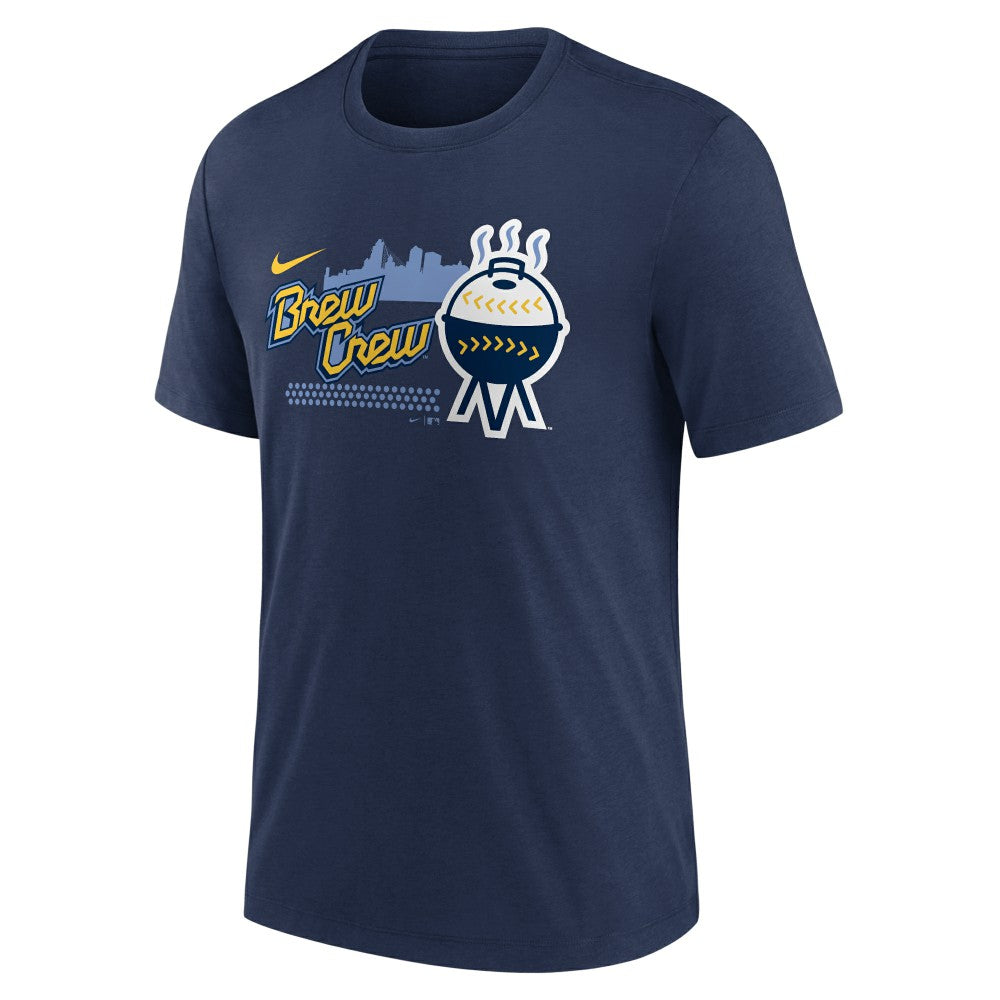 MLB Milwaukee Brewers Nike City Connect Tri-Blend T-Shirt