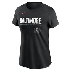 MLB Baltimore Orioles Nike Women's City Connect Wordmark T-Shirt