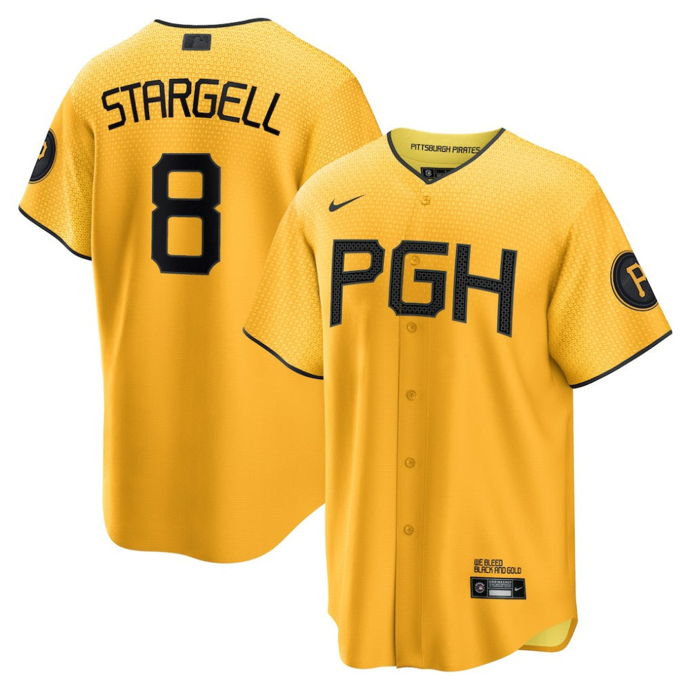 MLB Willie Stargell Pittsburgh Pirates Nike City Connect Replica Player Jersey