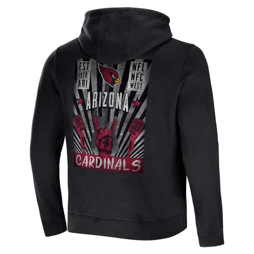 NFL x Darius Rucker Collection Rocker Full-Zip Hoodie - Arizona Cardinals
