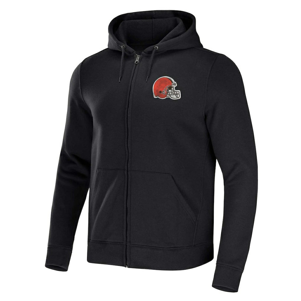 NFL x Darius Rucker Collection Rocker Full-Zip Hoodie - Cleveland Browns
