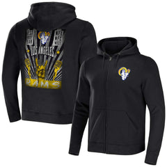 NFL x Darius Rucker Collection Rocker Full-Zip Hoodie - Los Angeles Rams
