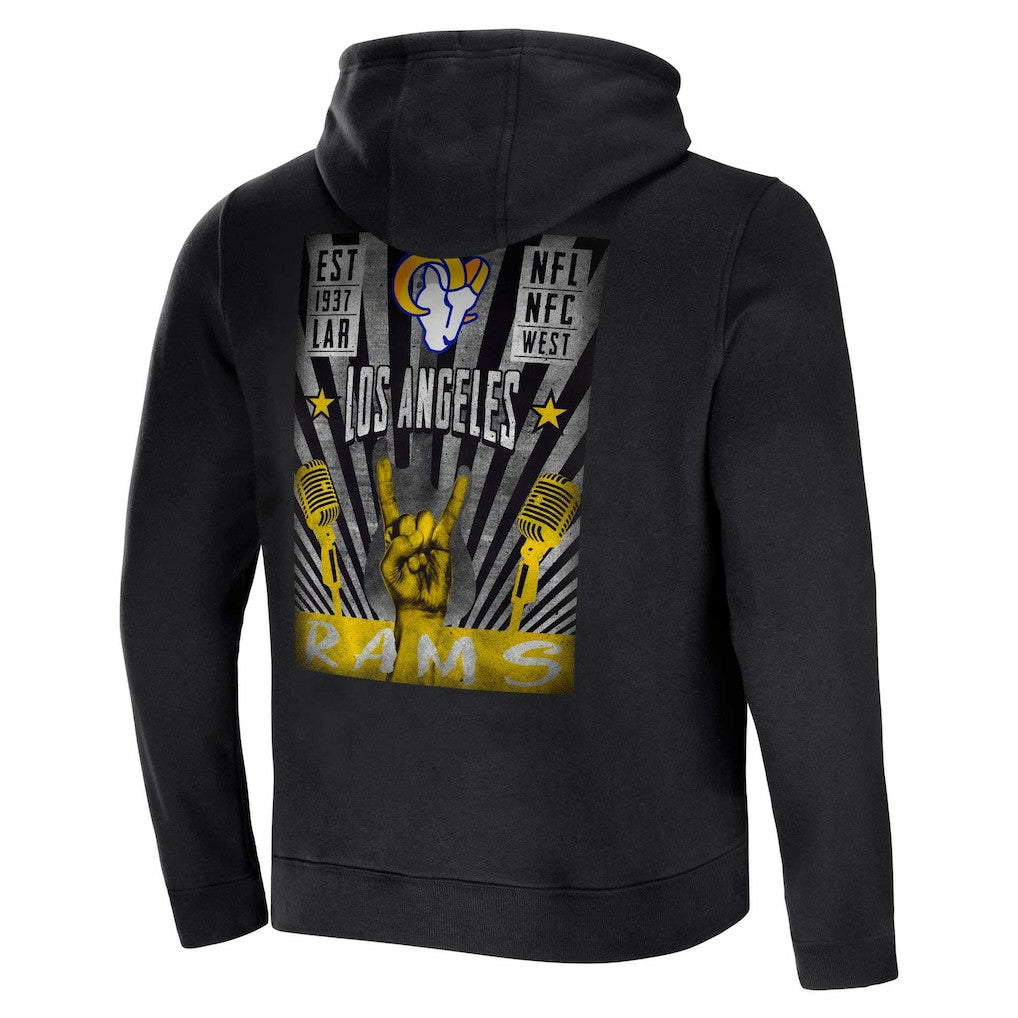 NFL x Darius Rucker Collection Rocker Full-Zip Hoodie - Los Angeles Rams