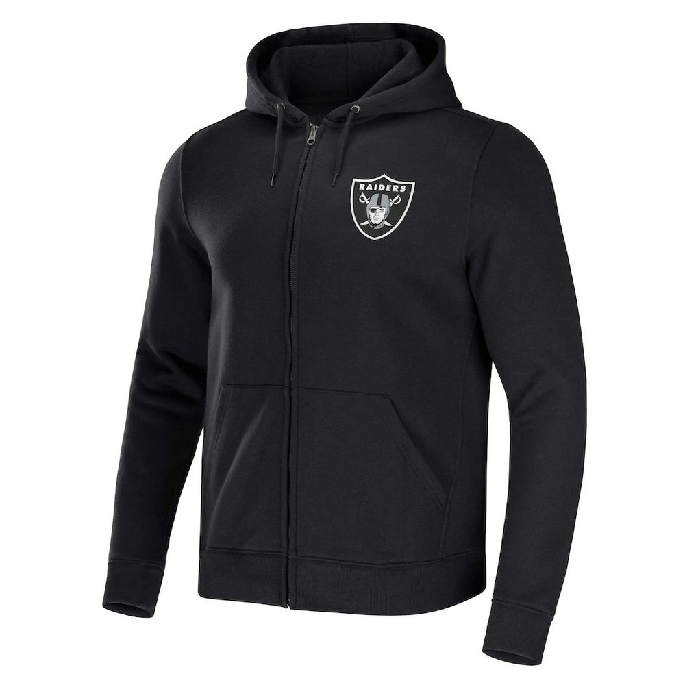 NFL x Darius Rucker Collection Rocker Full-Zip Hoodie - Las Vegas Raiders