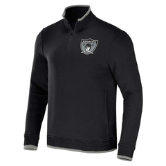 NFL x Darius Rucker Collection Logo Quarter-Zip Top - Las Vegas Raiders