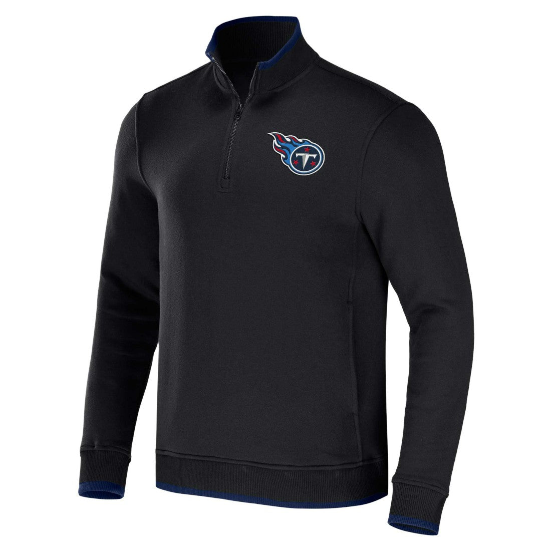 NFL x Darius Rucker Collection Logo Quarter-Zip Top - Tennessee Titans
