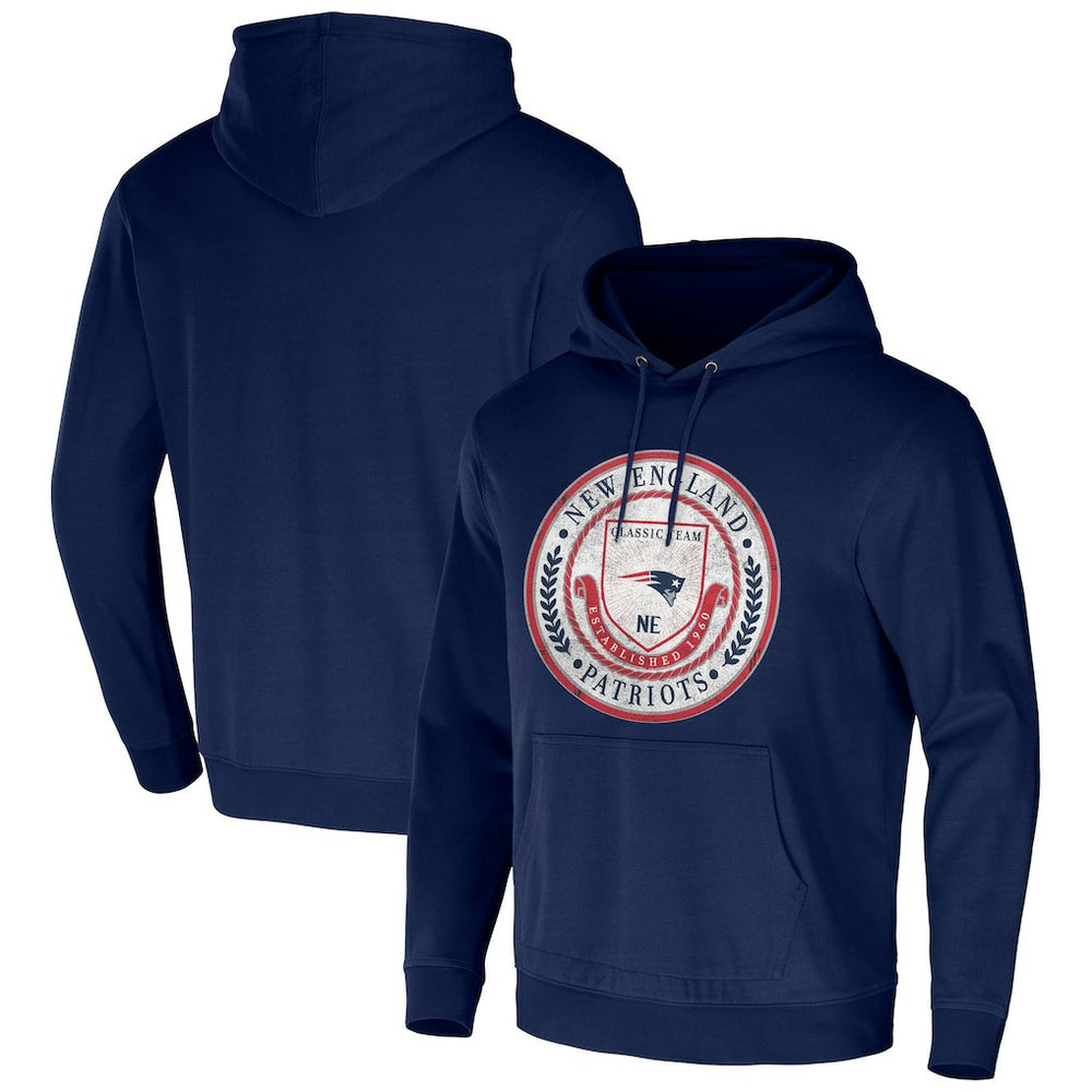 NFL x Darius Rucker Collection Washed Pullover Hoodie - New England Patriots