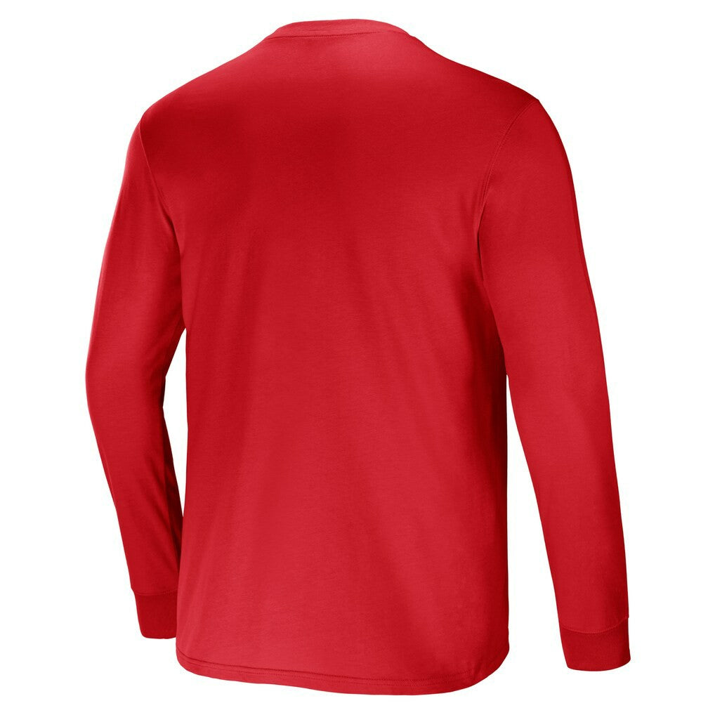 NFL x Darius Rucker Collection Team Long Sleeve Pocket T-Shirt - Atlanta Falcons