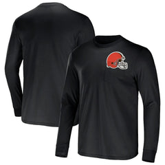 NFL x Darius Rucker Collection Team Long Sleeve Pocket T-Shirt - Cleveland Browns