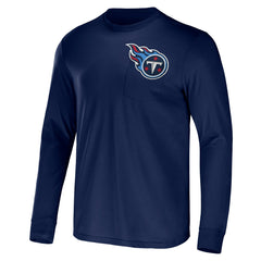 NFL x Darius Rucker Collection Team Long Sleeve Pocket T-Shirt - Tennessee Titans