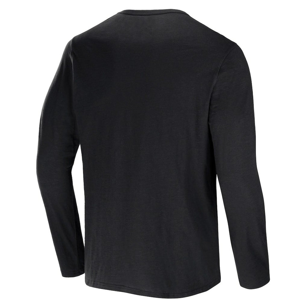 NFL x Darius Rucker Collection Slub Jersey Henley Long Sleeve T-Shirt - Las Vegas Raiders
