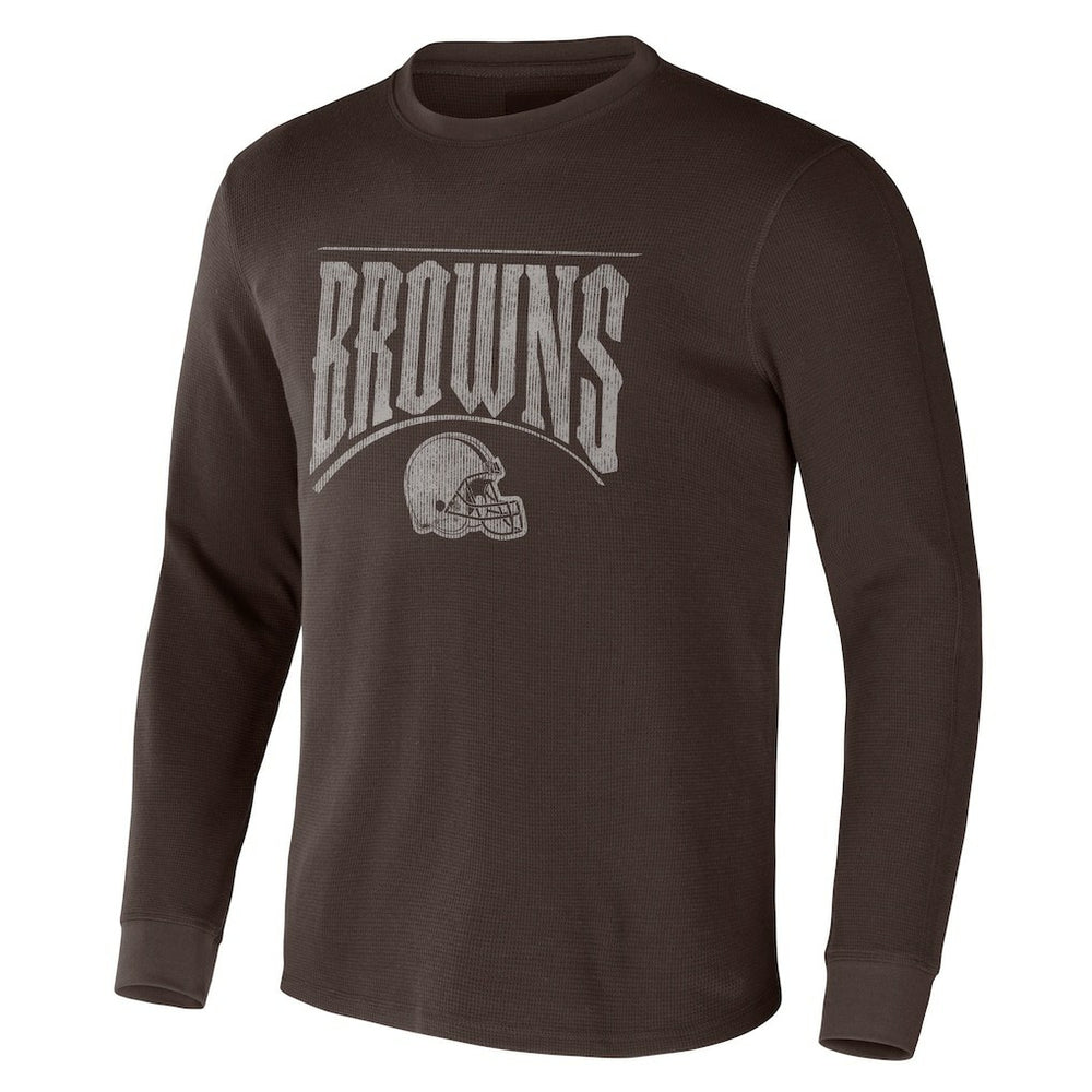 NFL x Darius Rucker Collection Long Sleeve Thermal T-Shirt - Cleveland Browns