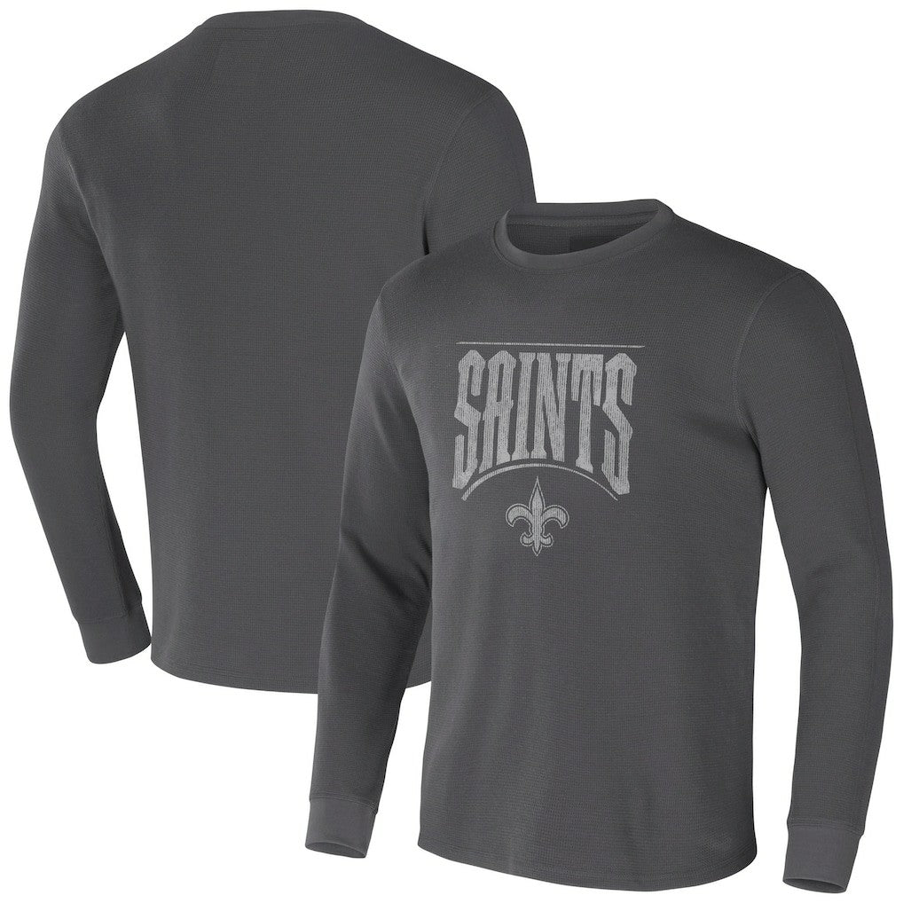NFL x Darius Rucker Collection Long Sleeve Thermal T-Shirt - New Orleans Saints