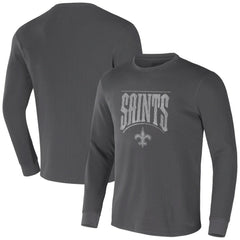 NFL x Darius Rucker Collection Long Sleeve Thermal T-Shirt - New Orleans Saints