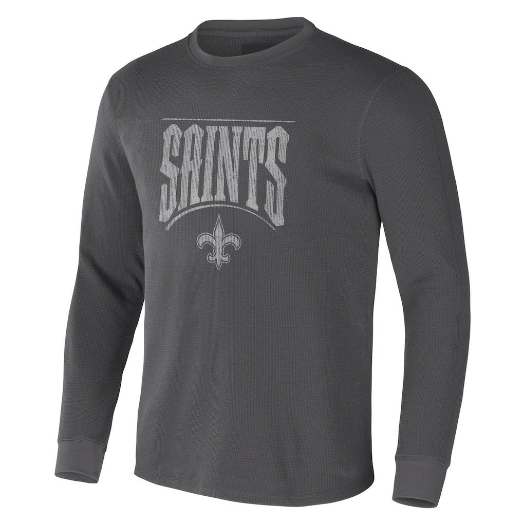 NFL x Darius Rucker Collection Long Sleeve Thermal T-Shirt - New Orleans Saints